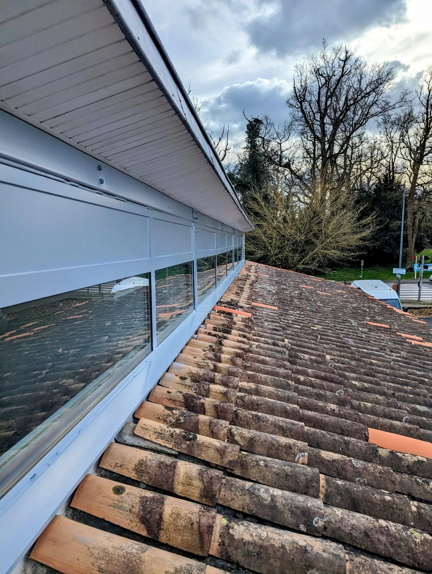 Après-intervention menuiserie vitrée extérieure.