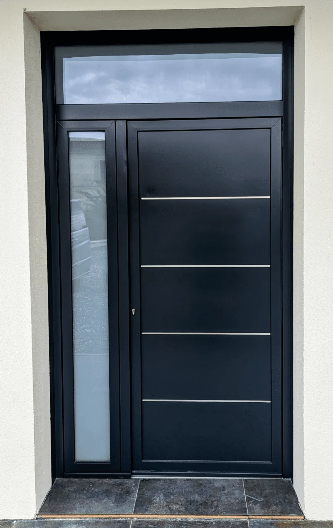 Après-intervention porte extérieure.